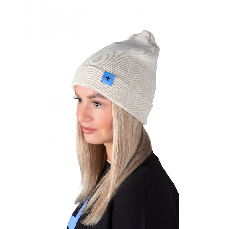 Beanie Premium white