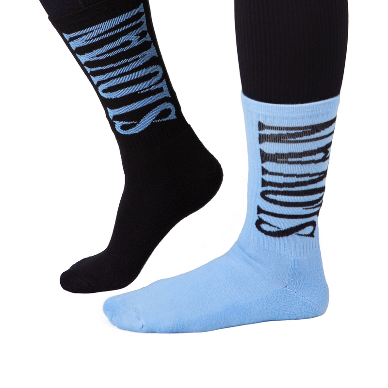 Socken Premium blau-schwarz