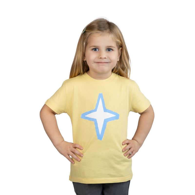 Kinder-T-Shirt mit Stern
