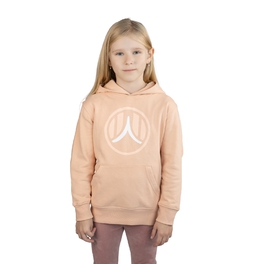  Lachsfarbenes Sweatshirt für Kinder mit Logo