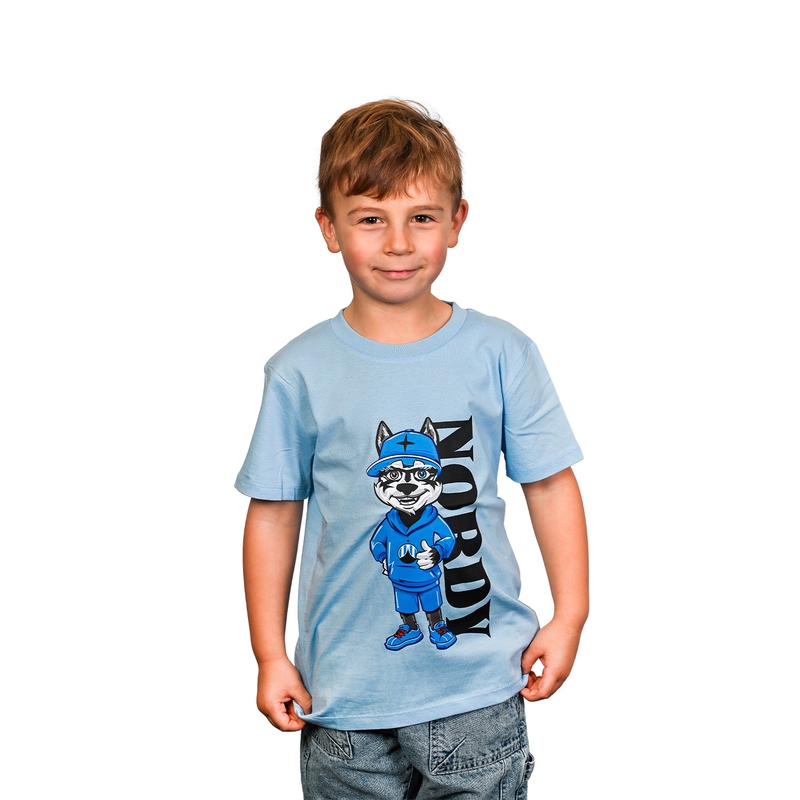 Kinder-T-Shirt NORDY blau