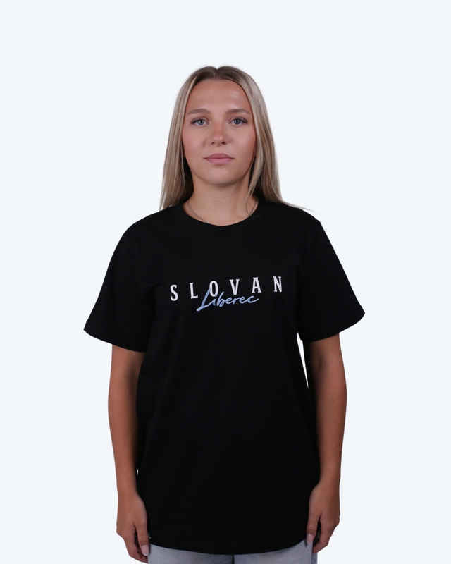 Damen-T-Shirt schwarz Slovan