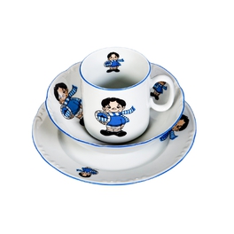 Children's set - mug, bowl and saucer