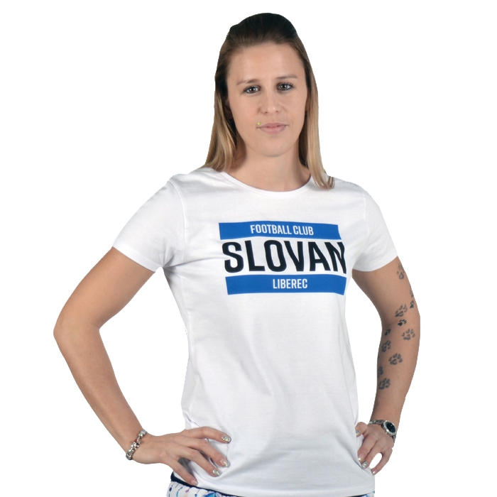 Women's white SLOVAN T-shirt