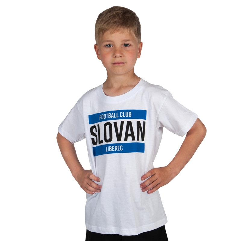 White SLOVAK children's T-shirt