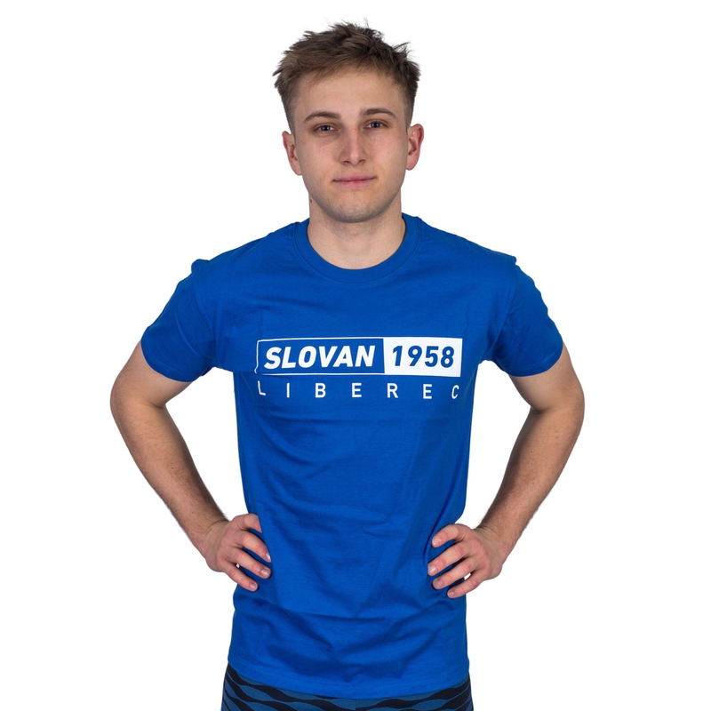 T-Shirt SLOVAN 1958 herren | blau
