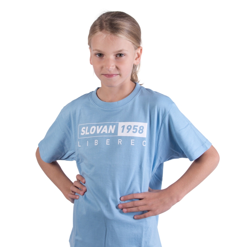 T-shirt light blue children's SLOVAN 1958
