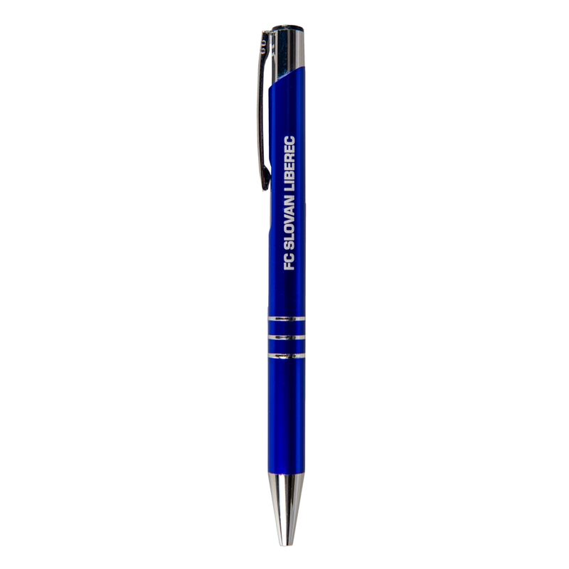 Blue metal ballpoint pen FC Slovan 