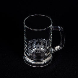 Beer glass - white logo 0.3 l