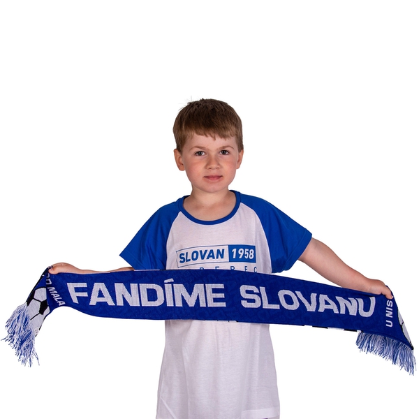Šála dětská Fandíme Slovanu 6