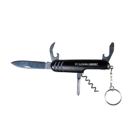 Pocket knife with 6 functions - black