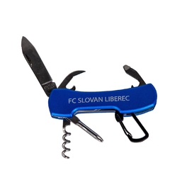 Packet knife with 5 functions - blue